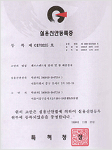 Practical new design registration certificate No.0170225-19991125